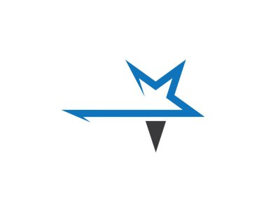 Yıldız vektör illüstrasyon tasarımı