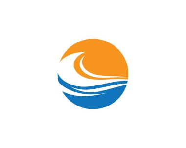 Yaz sembolü vektör illüstrasyonu