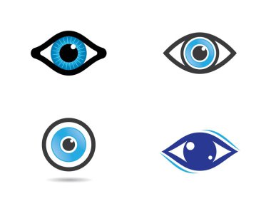 Göz sembolü vektör resimleme tasarımı