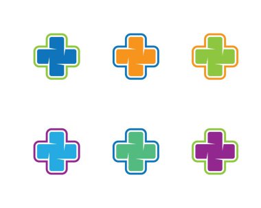 Tıbbi çapraz vektör resimleme tasarımı