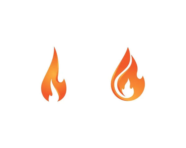 Fire Symbol Vector Icon Illustration — Stock Vector