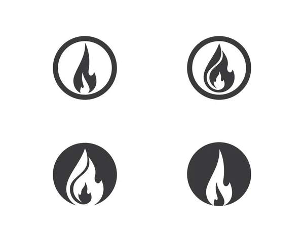 Feuer Symbol Vektor Symbol Illustration — Stockvektor