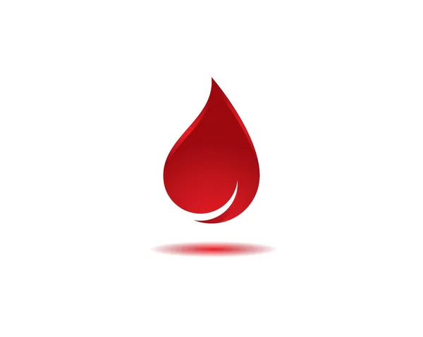 Vérvektor Ikon Illusztráció Tervezés — Stock Vector