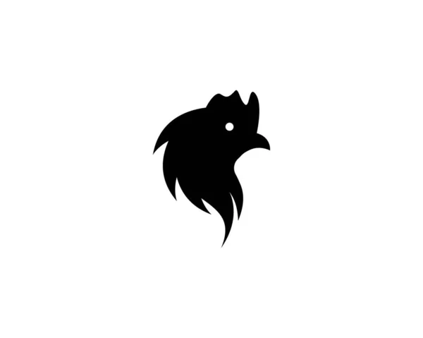 Diseño Ilustración Icono Vector Gallo — Vector de stock