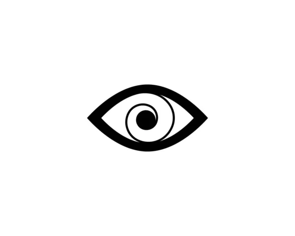 Eye Symbool Vector Pictogram Illustratie Ontwerp — Stockvector