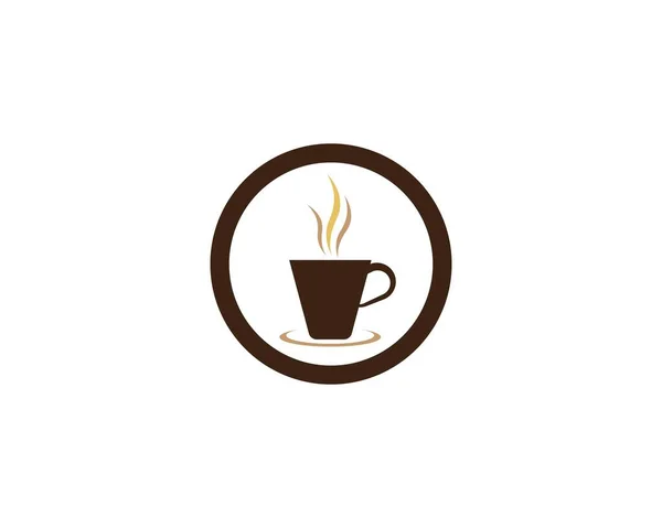 Taza Café Símbolo Vector Icono Ilustración Diseño — Vector de stock