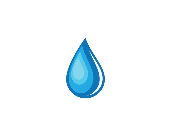 Ilustración Vector Gota Agua — Archivo Imágenes Vectoriales