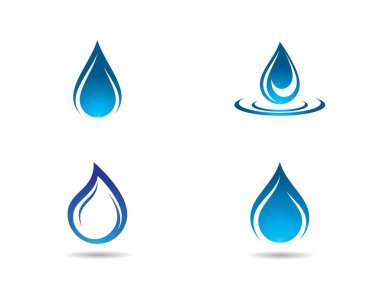 Su damlası vektör resimleme