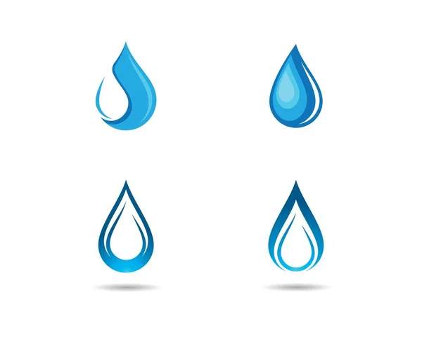 Ilustración Vector Gota Agua — Archivo Imágenes Vectoriales