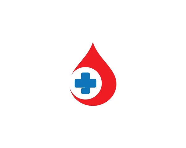 Ikona Wektora Krwi Projekt Ilustracji — Wektor stockowy