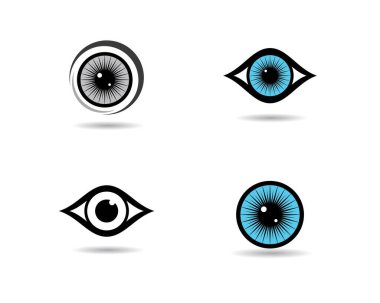 Göz sembolü vektör resimleme tasarımı