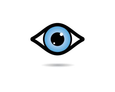 Göz sembolü vektör resimleme tasarımı
