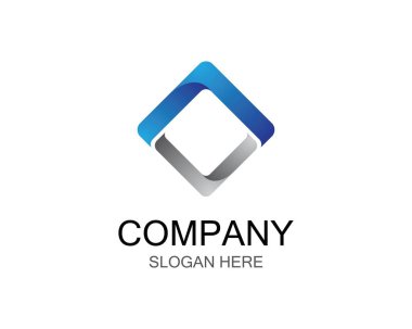 Kurumsal logo şablon vektör illüstrasyon tasarımı