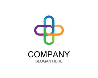 Tıbbi Logo şablon vektör illüstrasyon tasarımı