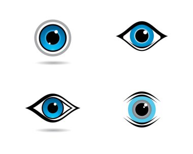 Marka Kimliği Kurumsal Göz Bakımı vektör logosu tasarımı