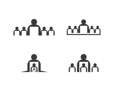 Evlat edinme ve toplumsal bakım logosu vektör resmetme tasarımı