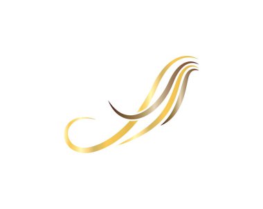 Saç logosu şablon vektör resimleme tasarımı