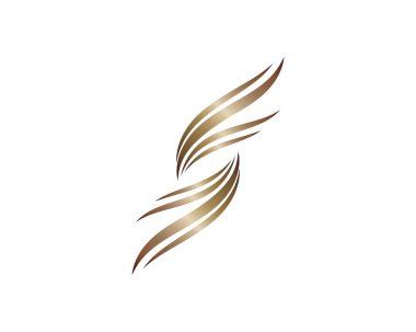 Saç logosu şablon vektör resimleme tasarımı