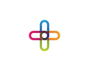 Tıbbi Logo şablon vektör illüstrasyon tasarımı