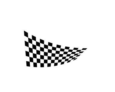 Bayrak yarışı vektör illüstrasyon tasarımı