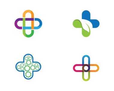 Tıbbi Logo şablon vektör illüstrasyon tasarımı