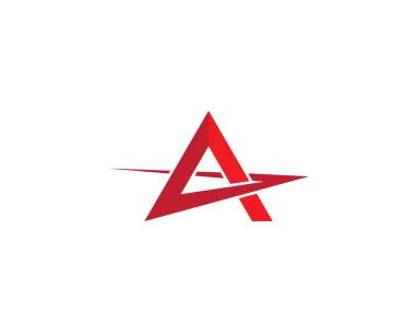 Bir harf logo vektör illüstrasyon tasarımı