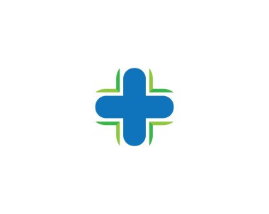 Tıbbi Logo şablon vektör illüstrasyon tasarımı