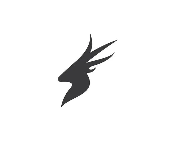 Дизайн Векторной Иконки Логотипа Оленя — стоковый вектор
