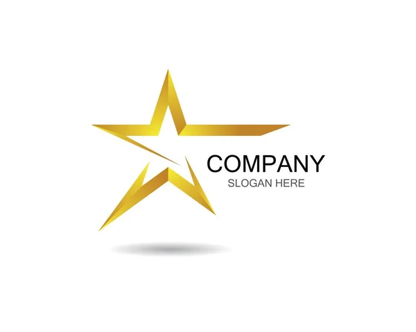 Star Logo Modello Icona Vettoriale Illustrazione Design — Vettoriale Stock