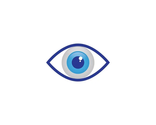 Identidade Marca Corporate Eye Care Design Logotipo Vetor — Vetor de Stock