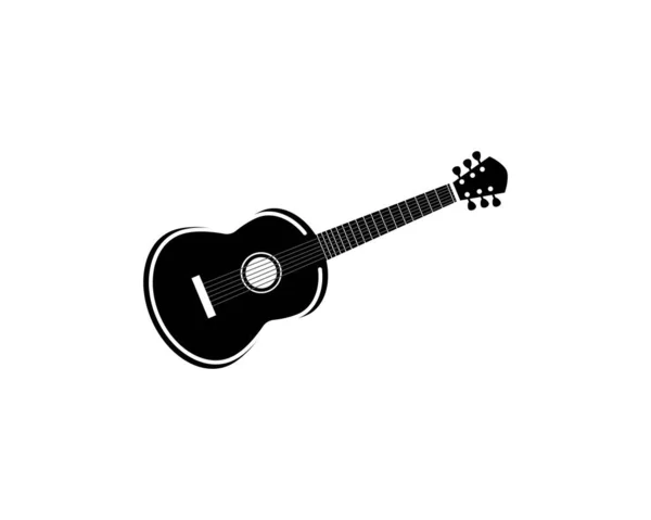 ギターシンボルイラストデザイン — ストックベクタ
