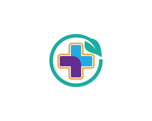 Modelo Logotipo Médico Ícone Vetor Ilustração Design —  Vetores de Stock