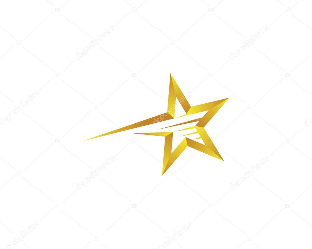 Star logo template vector icon illustration design