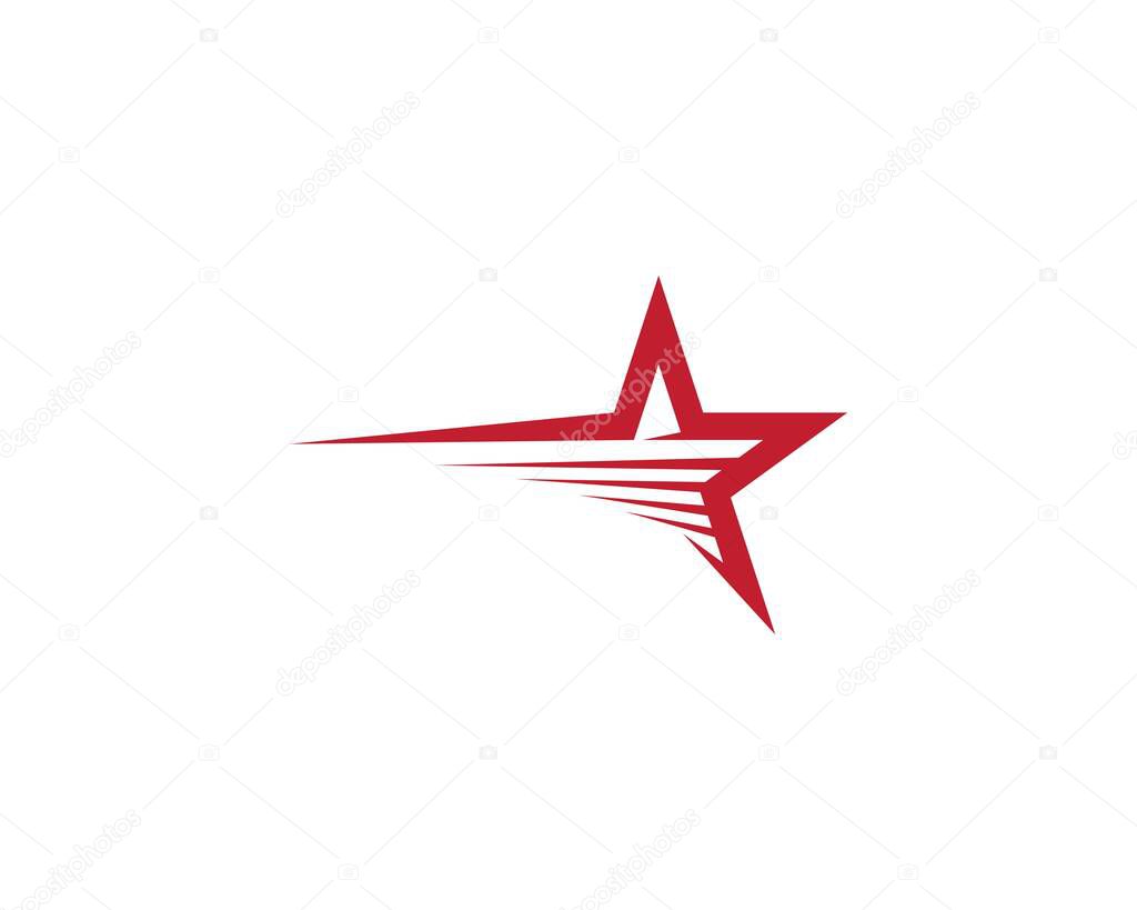 Star logo template vector icon illustration design