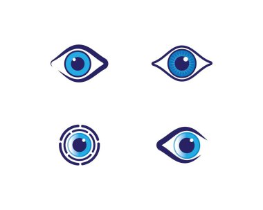 Marka Kimliği Kurumsal Göz Bakımı vektör logosu tasarımı