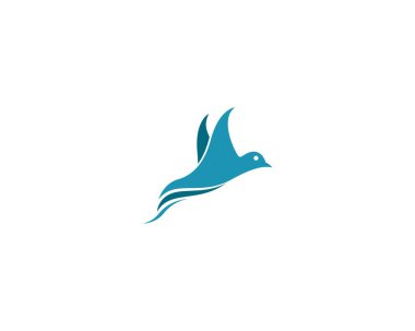 Hummingbird logo şablonu vektör resimleme tasarımı