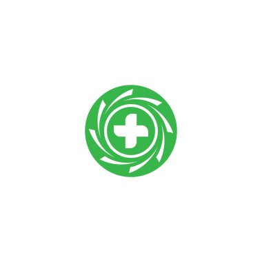 Tıbbi Logo şablon vektör illüstrasyon tasarımı