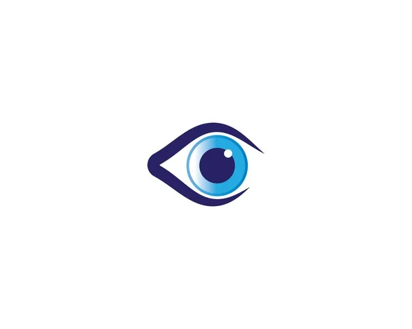 Identidad Marca Diseño Del Logotipo Del Vector Cuidado Ocular Corporativo — Archivo Imágenes Vectoriales