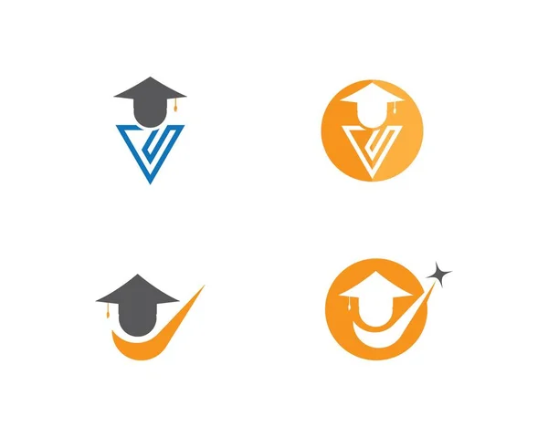 Bildung Logo Vorlage Vektor Symbol Illustration Design — Stockvektor