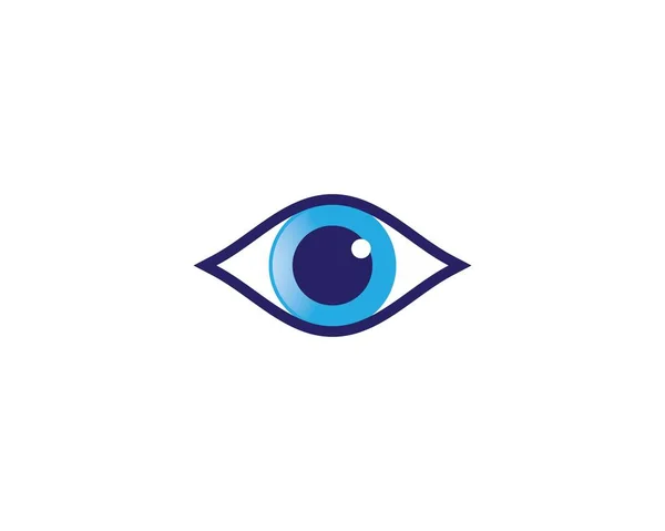 Identidade Marca Corporate Eye Care Design Logotipo Vetor — Vetor de Stock