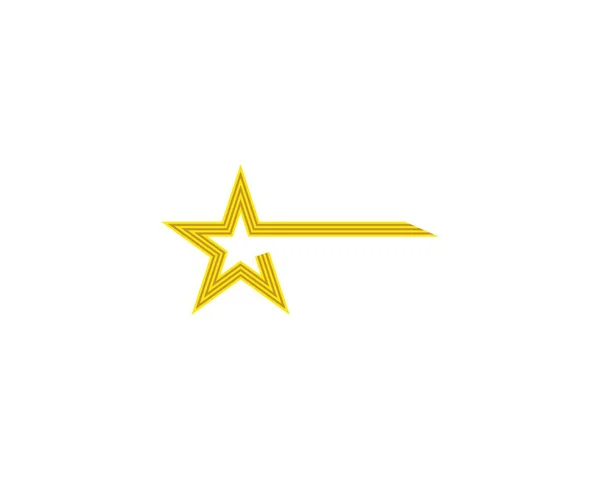 Star Logo Plantilla Vector Icono Ilustración Diseño — Archivo Imágenes Vectoriales