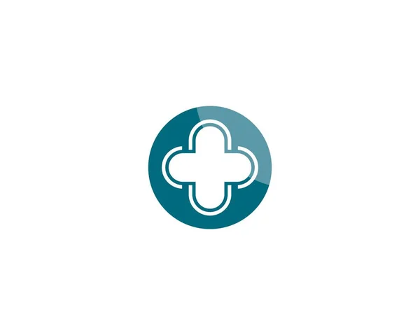 Medical Logo Template Vector Icon Illustration Design — Stock Vector