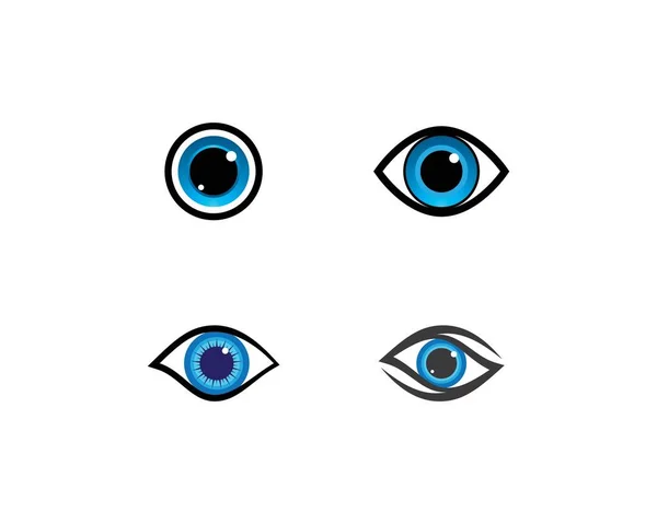 Markenidentität Corporate Eye Care Vektor Logo Design — Stockvektor