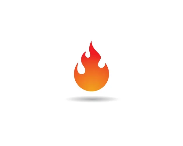 Дизайн Векторной Иконки Логотипа Fire Flame — стоковый вектор