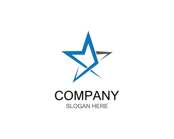 Star Logo Template Vector Pictogram Illustratie Ontwerp — Stockvector