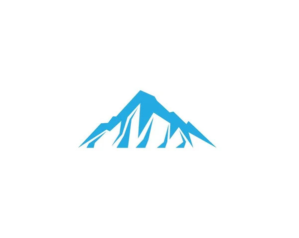 Mountain Logo Template Vector Pictogram Illustratie Ontwerp — Stockvector