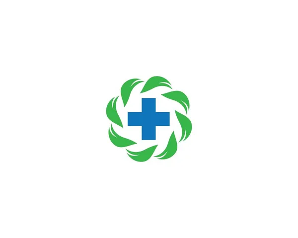 Modelo Logotipo Médico Ícone Vetor Ilustração Design —  Vetores de Stock