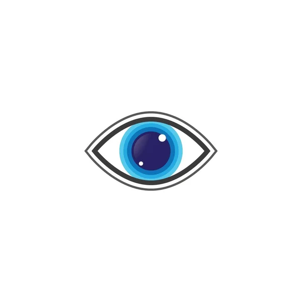 Identidad Marca Diseño Del Logotipo Del Vector Cuidado Ocular Corporativo — Archivo Imágenes Vectoriales