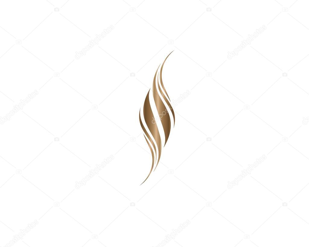 Hair logo template vector icon illustration design