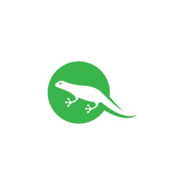 Kertenkele logo şablonu vektör resimleme tasarımı
